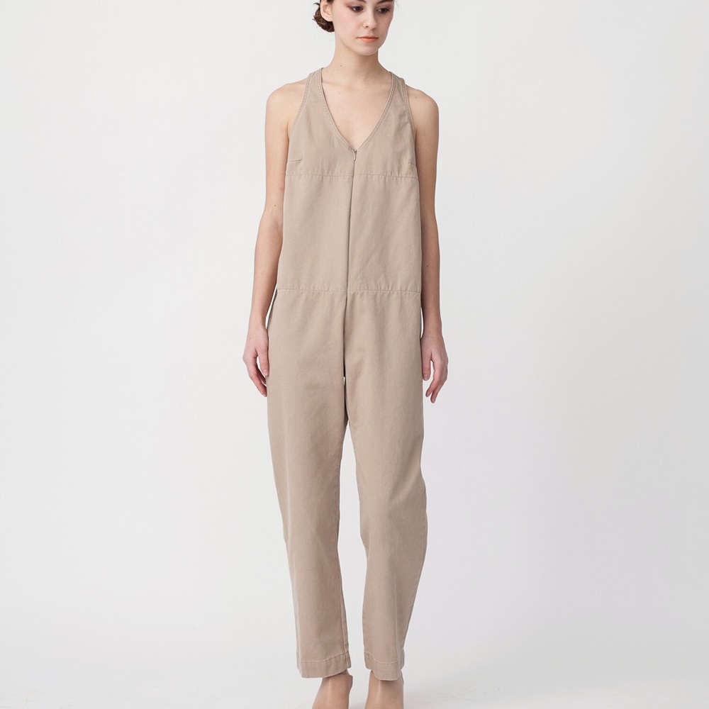 Rachel Comey Buxton Jump Suit, Sand, Size 4